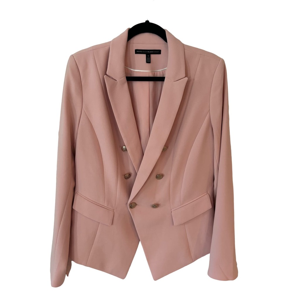 White House Black Market Pink Blazer, Size 12